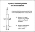 H&R TC114 Triple Camber Adjustment Bolts - 14mm H&R Suspension Arms & Components  AXOPROS