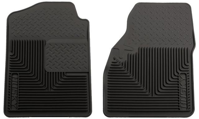 Husky Liners 00-06 Chevy Silverado/Suburban/GMC Sierra/Yukon Heavy Duty Black Front Floor Mats Husky Liners Floor Mats - Rubber  AXOPROS
