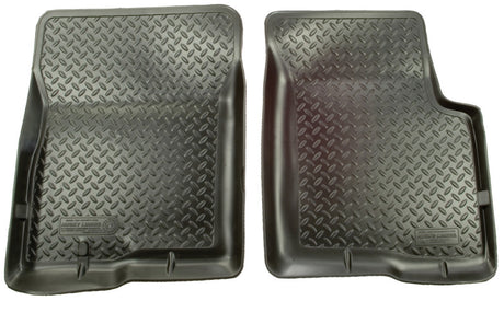 Husky Liners 01-04 Toyota Tacoma Double Cab Classic Style Black Floor Liners Husky Liners Floor Mats - Rubber  AXOPROS
