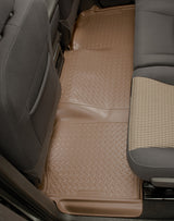 Husky Liners 01-06 Toyota Sequoia Classic Style 2nd Row Tan Floor Liners (One Piece Unit) Husky Liners Floor Mats - Rubber  AXOPROS
