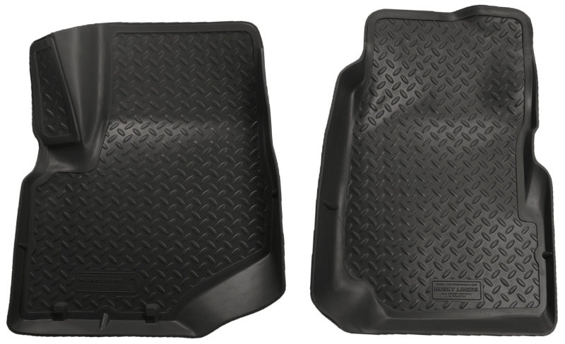 Husky Liners 02-08 GM Trailblazer/Bravada/Envoy/05-08 Saab 9-7X Classic Style Black Floor Liners Husky Liners Floor Mats - Rubber  AXOPROS