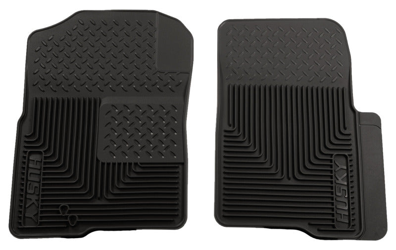 Husky Liners 04-09 Ford F-150 Custom Fit Heavy Duty Black Front Floor Mats Husky Liners Floor Mats - Rubber  AXOPROS