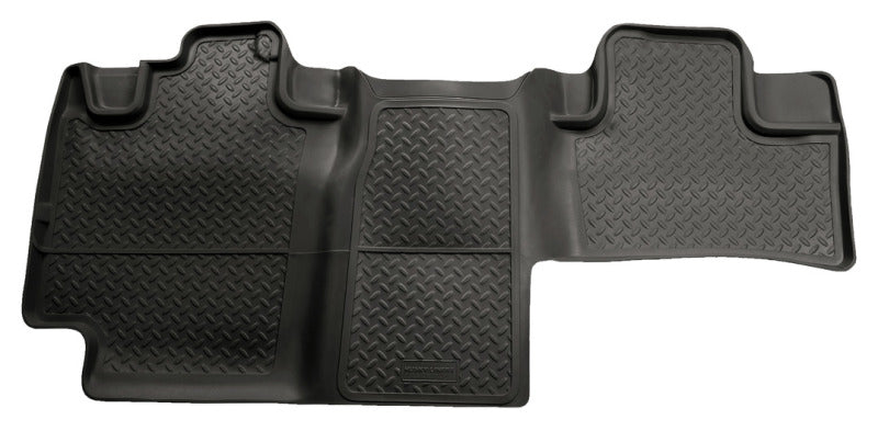 Husky Liners 04 1/2-08 F-150 Super Cab Classic Style 2nd Row Black Floor Liners Husky Liners Floor Mats - Rubber  AXOPROS