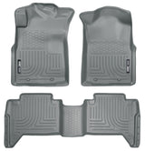 Husky Liners 05-13 Toyota Tacoma WeatherBeater Combo Grey Floor Liners Husky Liners Floor Mats - Rubber  AXOPROS