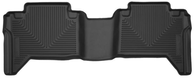 Husky Liners 05-14 Toyota Tacoma Crew Cab Pickup X-Act Contour Black 2nd Seat Floor Liner Husky Liners Floor Mats - Rubber  AXOPROS