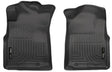 Husky Liners 05-15 Toyota Tacoma Crew/Extended/Standard Cab WeatherBeater Front Black Floor Liners Husky Liners Floor Mats - Rubber  AXOPROS