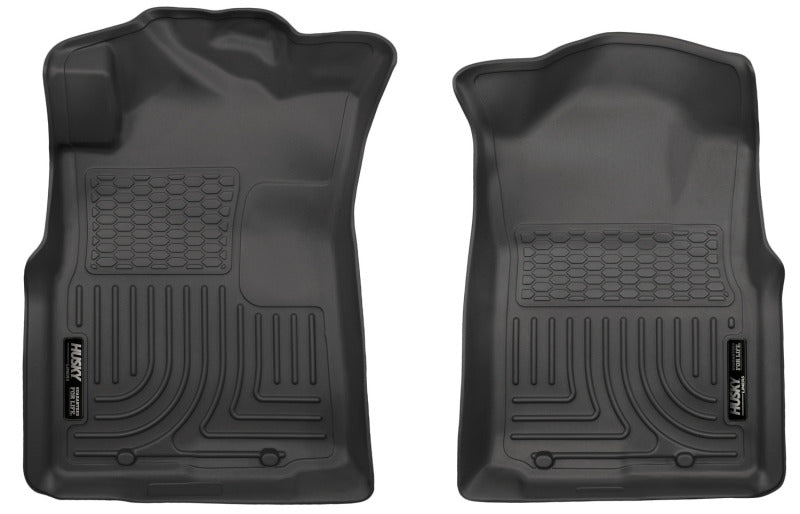 Husky Liners 05-15 Toyota Tacoma Crew/Extended/Standard Cab WeatherBeater Front Black Floor Liners Husky Liners Floor Mats - Rubber  AXOPROS