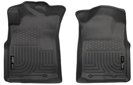 Husky Liners 05-15 Toyota Tacoma Crew/Extended/Standard Cab WeatherBeater Front Black Floor Liners Husky Liners Floor Mats - Rubber  AXOPROS