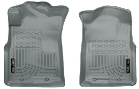 Husky Liners 05-15 Toyota Tacoma Crew/Extended/Standard Cab WeatherBeater Front Grey Floor Liners Husky Liners Floor Mats - Rubber  AXOPROS