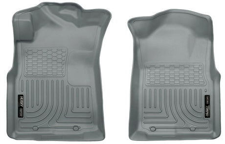 Husky Liners 05-15 Toyota Tacoma Crew/Extended/Standard Cab WeatherBeater Front Grey Floor Liners Husky Liners Floor Mats - Rubber  AXOPROS