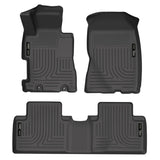 Husky Liners 06-11 Honda Civic (4DR) WeatherBeater Combo Black Floor Liners Husky Liners Floor Mats - Rubber  AXOPROS