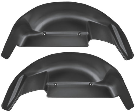 Husky Liners 06-14 Ford F-150 Black Rear Wheel Well Guards Husky Liners Wheel Well Liners  AXOPROS
