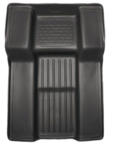 Husky Liners 07-10 GM Escalade/Tahoe/Yukon WeatherBeater Black Walkway (2nd Row Bucket) Floor Liners Husky Liners Floor Mats - Rubber  AXOPROS