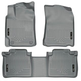 Husky Liners 07-11 Toyota Camry (All) WeatherBeater Combo Gray Floor Liners (One Piece for 2nd Row) Husky Liners Floor Mats - Rubber  AXOPROS