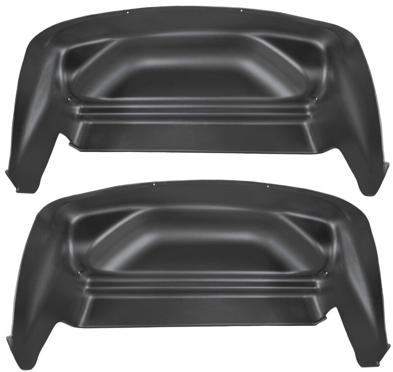 Husky Liners 07-13 Chevy/GMC Silverado/Sierra Black Rear Wheel Well Guards Husky Liners Wheel Well Liners  AXOPROS