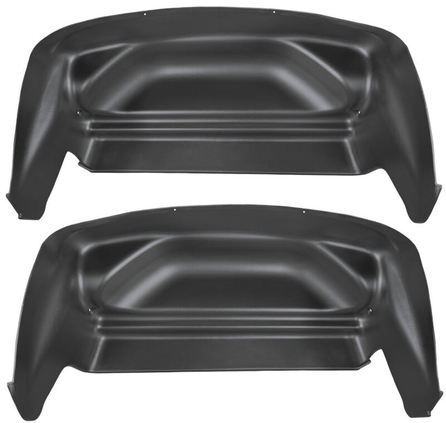Husky Liners 07-13 Chevy/GMC Silverado/Sierra Black Rear Wheel Well Guards Husky Liners Wheel Well Liners  AXOPROS