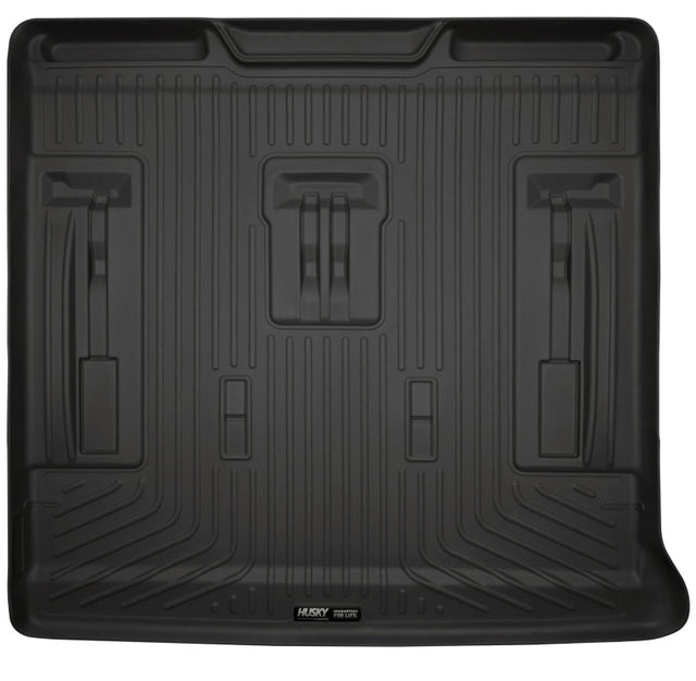 Husky Liners 07-13 GM Escalade/Suburban/Yukon WeatherBeater Black Rear Cargo Liners Husky Liners Floor Mats - Rubber  AXOPROS