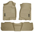 Husky Liners 07-13 GM Escalade/Suburban/Yukon WeatherBeater Tan Front & 2nd Seat Floor Liners Husky Liners Floor Mats - Rubber  AXOPROS