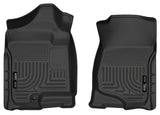 Husky Liners 07-14 Cadillac Escalade ESV/EXT Weatherbeater Black Front Floor Liners Husky Liners Floor Mats - Rubber  AXOPROS