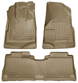 Husky Liners 09-12 Ford Escape/Mazda Tribute (Base/Hybrid) WeatherBeater Combo Tan Floor Liners Husky Liners Floor Mats - Rubber  AXOPROS