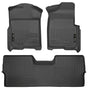 Husky Liners 09-12 Ford F-150 Super Crew Cab WeatherBeater Combo Black Floor Liners Husky Liners Floor Mats - Rubber  AXOPROS