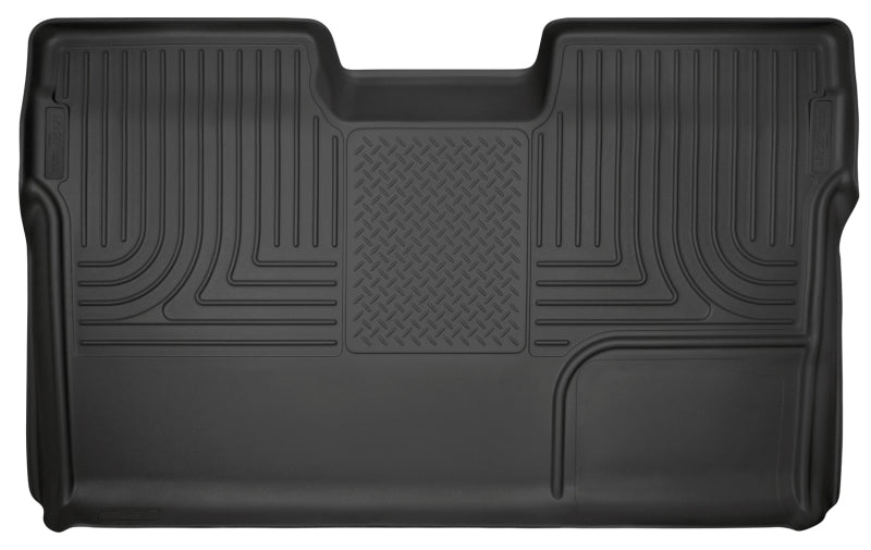 Husky Liners 09-12 Ford F-150 Super Crew WeatherBeater Black Rear Cargo Liner Husky Liners Floor Mats - Rubber  AXOPROS
