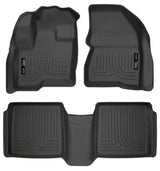 Husky Liners 09-12 Ford Flex/10-12 Lincoln MKT WeatherBeater Combo Black Floor Liners Husky Liners Floor Mats - Rubber  AXOPROS