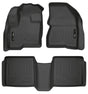 Husky Liners 09-12 Ford Flex/10-12 Lincoln MKT WeatherBeater Combo Black Floor Liners Husky Liners Floor Mats - Rubber  AXOPROS