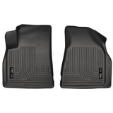 Husky Liners 09-14 Chevy Traverse/07-14 GMC Acadia Weatherbeater Black Front Floor Liners Husky Liners Floor Mats - Rubber  AXOPROS