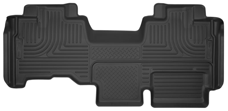 Husky Liners 09-14 Ford F-150 SuperCab X-Act Contour Black 2nd Seat Floor Liner (Full Coverage) Husky Liners Floor Mats - Rubber  AXOPROS