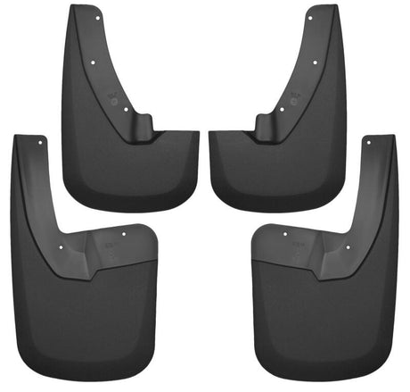 Husky Liners 09-17 Dodge Ram 1500/2500 Both w/ OE Fender Flares Front and Rear Mud Guards - Black Husky Liners Mud Flaps  AXOPROS
