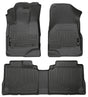 Husky Liners 10-12 Chevy Equinox/GMC Terrain WeatherBeater Combo Black Floor Liners Husky Liners Floor Mats - Rubber  AXOPROS