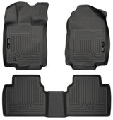 Husky Liners 10-12 Ford Fusion/Lincoln MKZ (FWD) WeatherBeater Combo Black Floor Liners Husky Liners Floor Mats - Rubber  AXOPROS