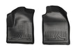 Husky Liners 10-12 Ford Transit Connect (Van/Wagon) WeatherBeater Black Floor Liners Husky Liners Floor Mats - Rubber  AXOPROS