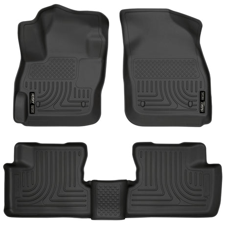 Husky Liners 10-12 Mazda 3 WeatherBeater Combo Black Floor Liners Husky Liners Floor Mats - Rubber  AXOPROS