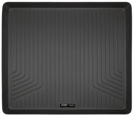 Husky Liners 10-12 Toyota 4Runner WeatherBeater Black Rear Cargo Liner (Sliding Cargo Area) Husky Liners Floor Mats - Rubber  AXOPROS