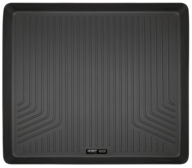 Husky Liners 10-12 Toyota 4Runner WeatherBeater Black Rear Cargo Liner (Sliding Cargo Area) Husky Liners Floor Mats - Rubber  AXOPROS
