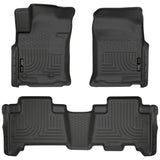 Husky Liners 10-12 Toyota 4Runner/Lexus GX460 WeatherBeater Combo Black Floor Liners Husky Liners Floor Mats - Rubber  AXOPROS