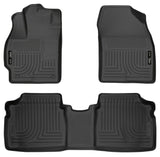 Husky Liners 10-12 Toyota Prius WeatherBeater Combo Black Floor Liners Husky Liners Floor Mats - Rubber  AXOPROS