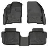 Husky Liners 10-13 Ford Taurus WeatherBeater Combo Black Floor Liners Husky Liners Floor Mats - Rubber  AXOPROS