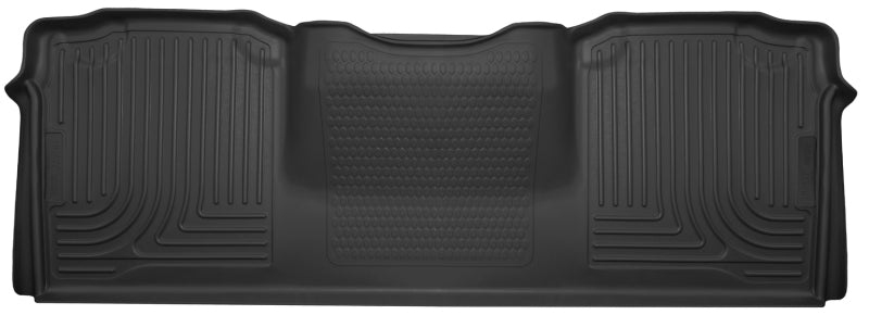 Husky Liners 10-15 Dodge Ram Mega Cab X-Act Contour Black 2nd Row Floor Liners Husky Liners Floor Mats - Rubber  AXOPROS