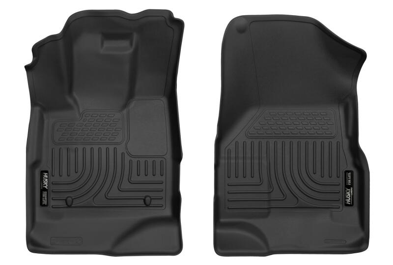 Husky Liners 10-17 GM Equinox/Terrain X-Act Contour Front Black Floor Liners Husky Liners Floor Mats - Rubber  AXOPROS