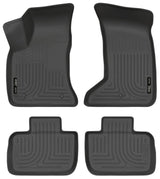 Husky Liners 11-12 Dodge Charger/Chrysler 300 (AWD Only) WeatherBeater Combo Black Floor Liners Husky Liners Floor Mats - Rubber  AXOPROS