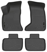 Husky Liners 11-12 Dodge Charger/Chrysler 300 (AWD Only) WeatherBeater Combo Black Floor Liners Husky Liners Floor Mats - Rubber  AXOPROS