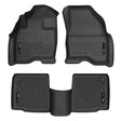 Husky Liners 11-12 Ford Explorer WeatherBeater Combo Black Floor Liners Husky Liners Floor Mats - Rubber  AXOPROS