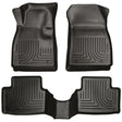 Husky Liners 11-12 Ford Fiesta WeatherBeater Combo Black Floor Liners Husky Liners Floor Mats - Rubber  AXOPROS