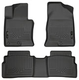 Husky Liners 11-12 Hyundai Sonata WeatherBeater Combo Black Floor Liners Husky Liners Floor Mats - Rubber  AXOPROS