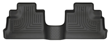 Husky Liners 11-12 Jeep Wrangler Unlimited (4 Door) WeatherBeater 2nd Row Black Floor Liners Husky Liners Floor Mats - Rubber  AXOPROS
