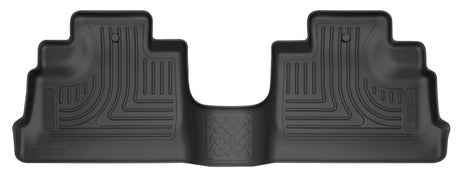 Husky Liners 11-12 Jeep Wrangler Unlimited (4 Door) WeatherBeater 2nd Row Black Floor Liners Husky Liners Floor Mats - Rubber  AXOPROS