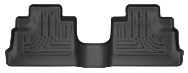 Husky Liners 11-12 Jeep Wrangler Unlimited (4 Door) WeatherBeater 2nd Row Black Floor Liners Husky Liners Floor Mats - Rubber  AXOPROS